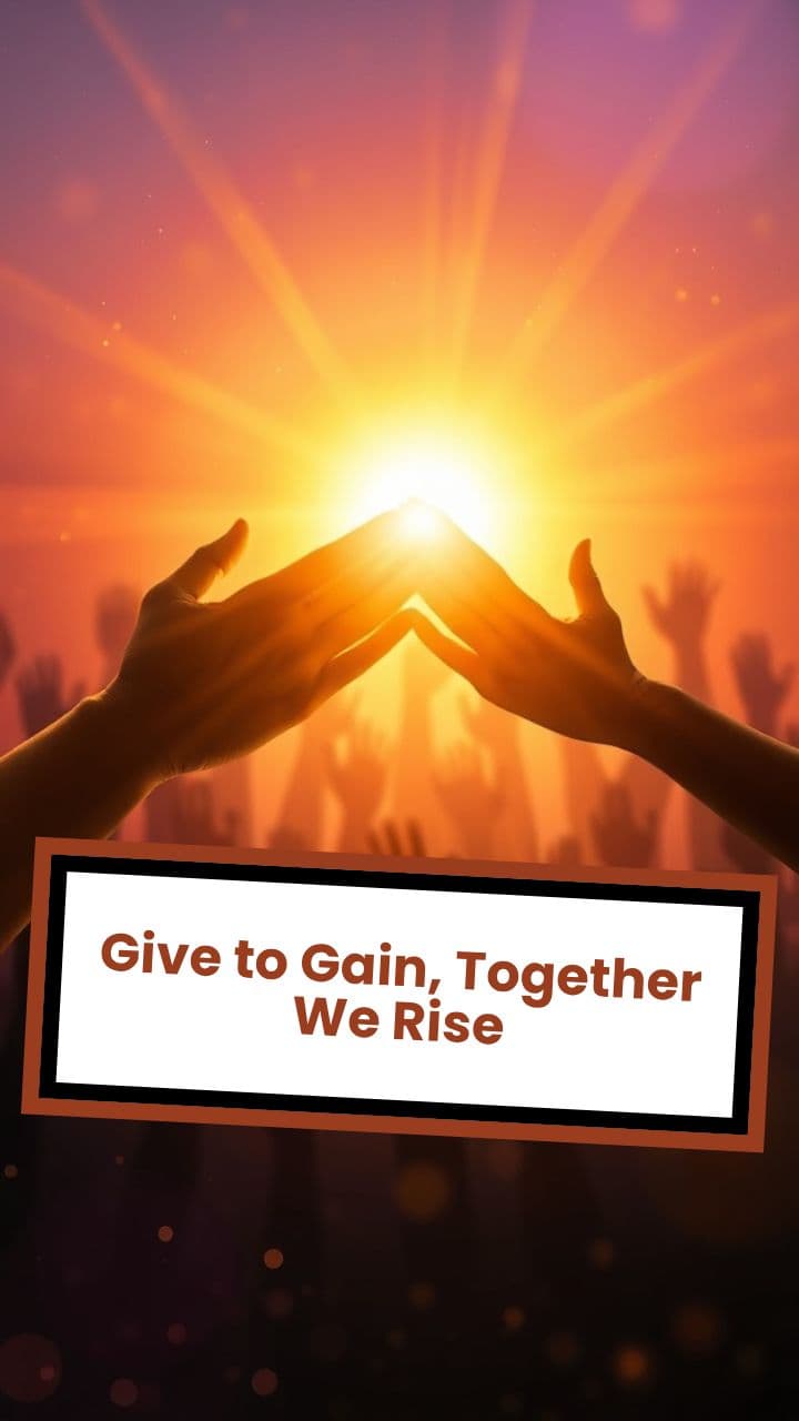 Give to Gain, Together We Rise