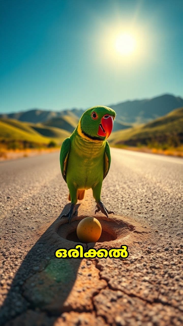 കുഞ്ഞു തത്തയും മാങ്ങാ മരവും