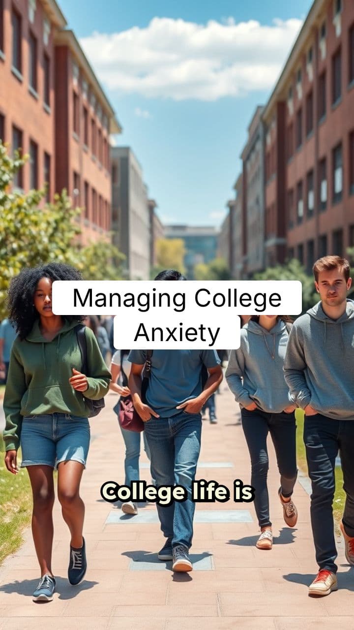 College Well-being: Managing Anxiety