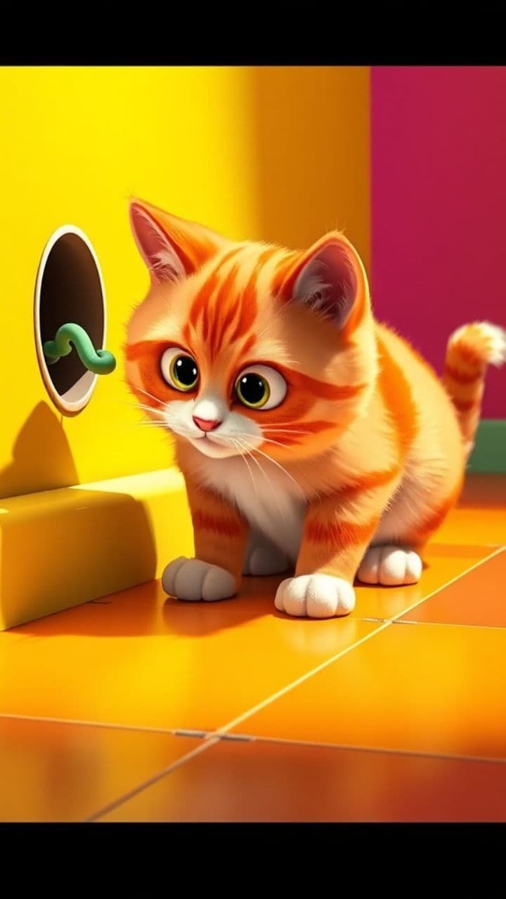 Chubby Cat's Fart Prank