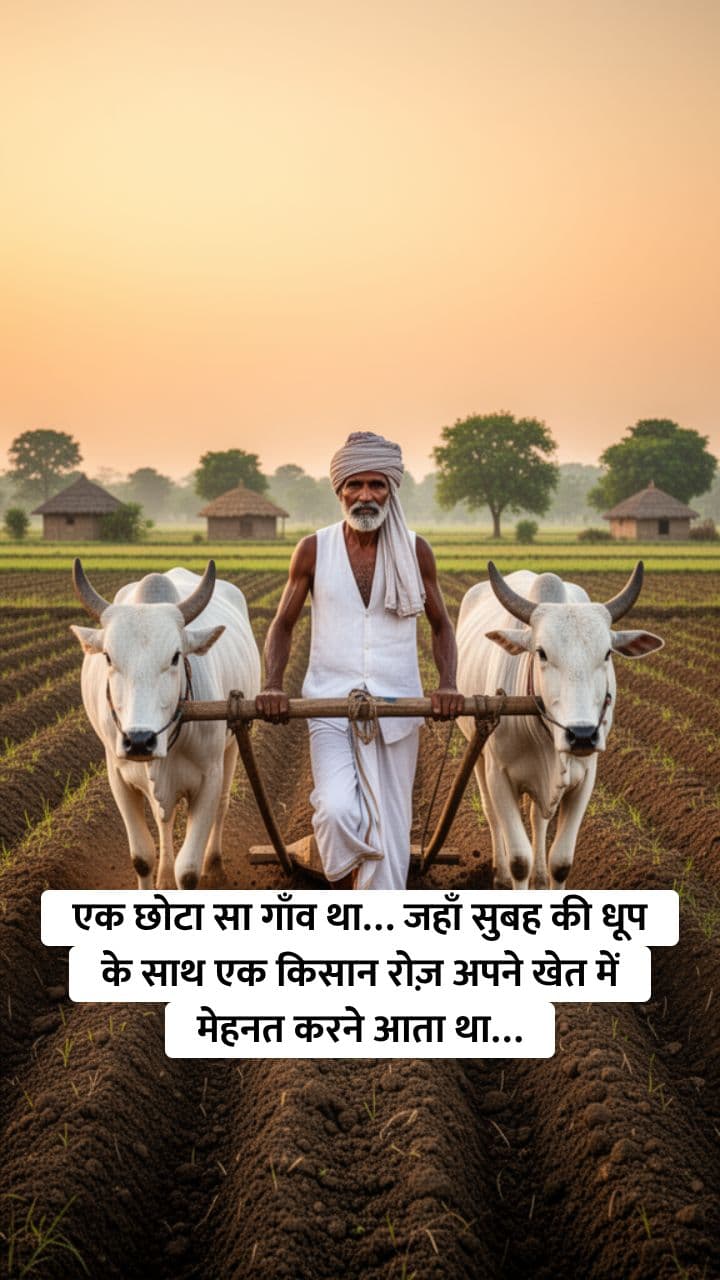 मेहनती किसान और शरारती बंदर