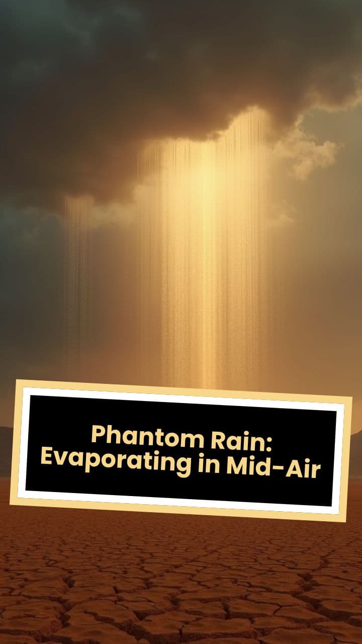 Phantom Rain: Evaporating in Mid-Air