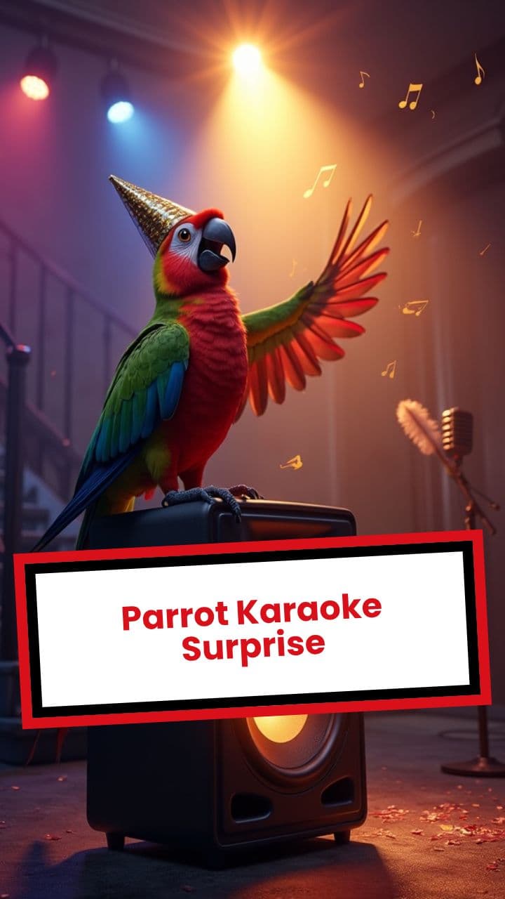 Parrot Karaoke Surprise