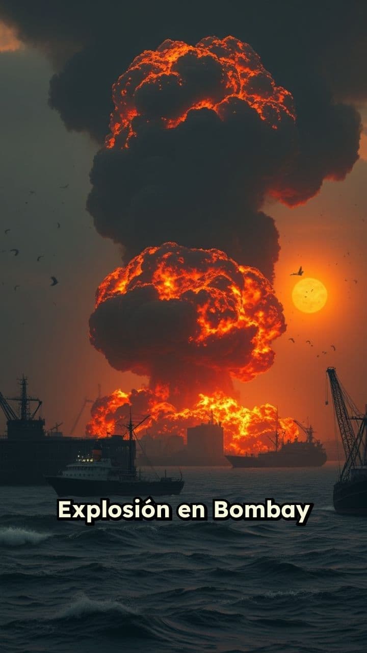 La explosión del Fort Stikine en Bombay