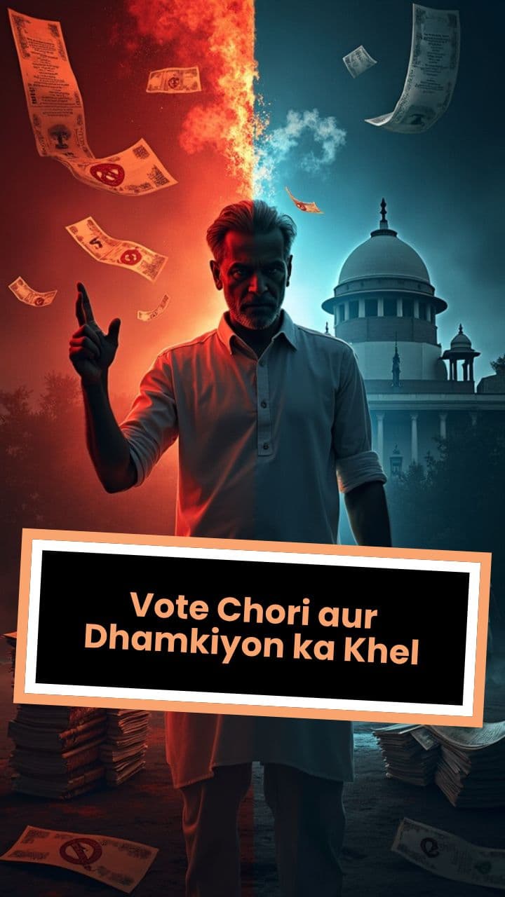 Vote Chori aur Dhamkiyon ka Khel