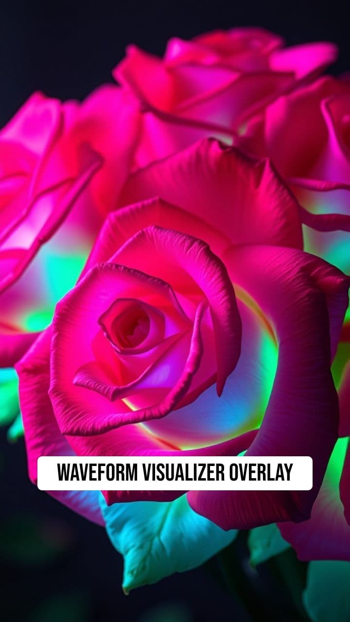Neon Roses - Rap Visualizer