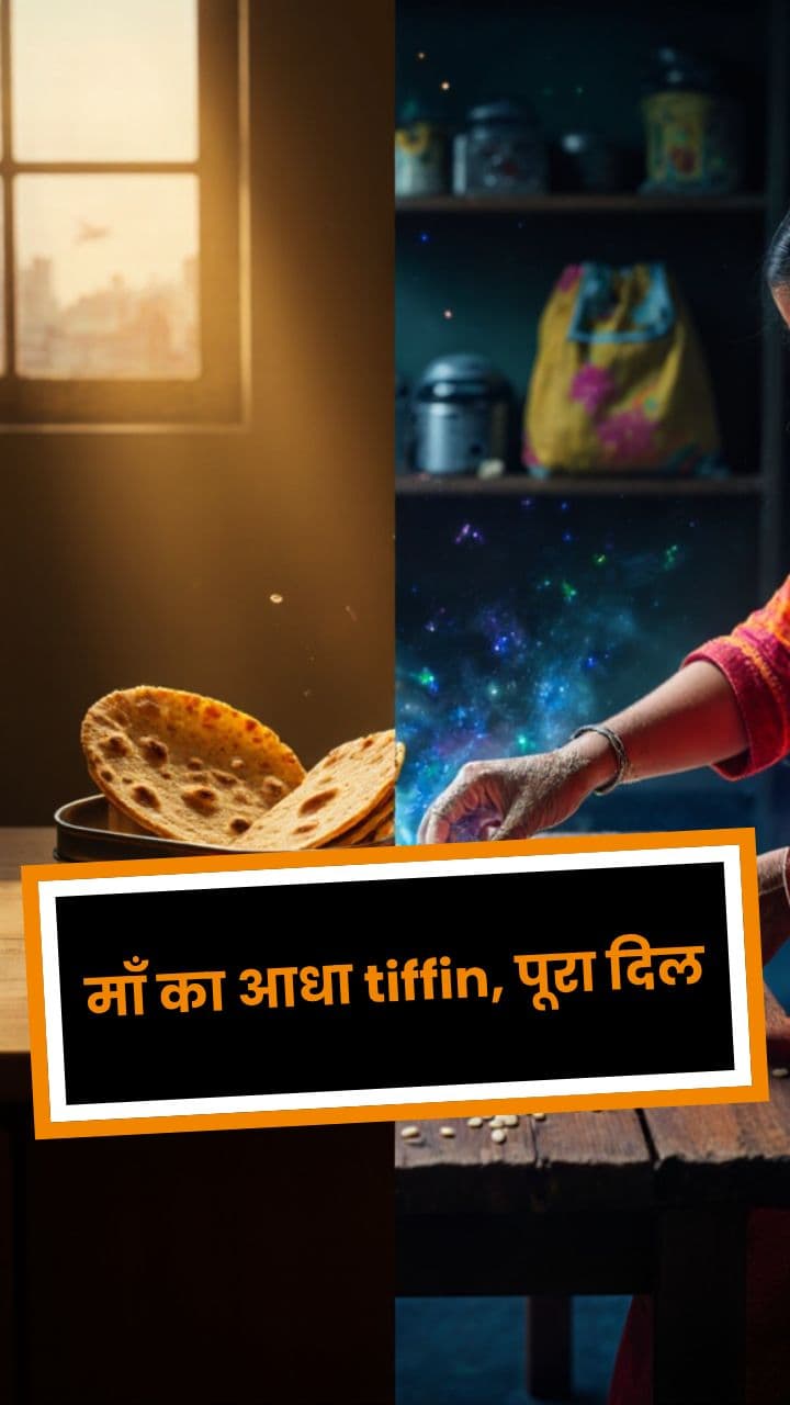 माँ का आधा tiffin, पूरा दिल