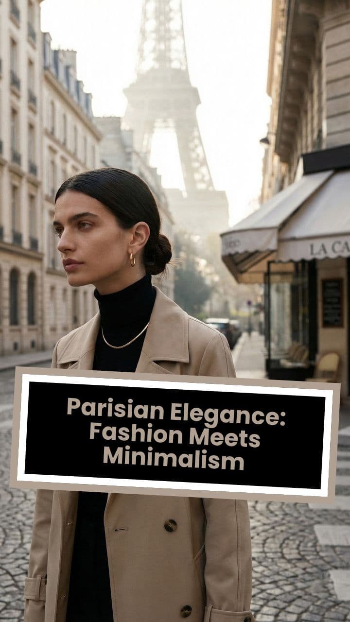 Parisian Elegance: Fashion Meets Minimalism