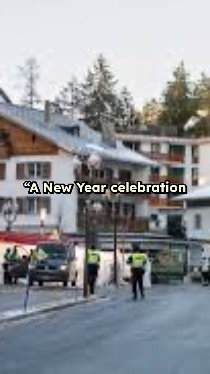 Deadly New Year’s Fire in Switzerland