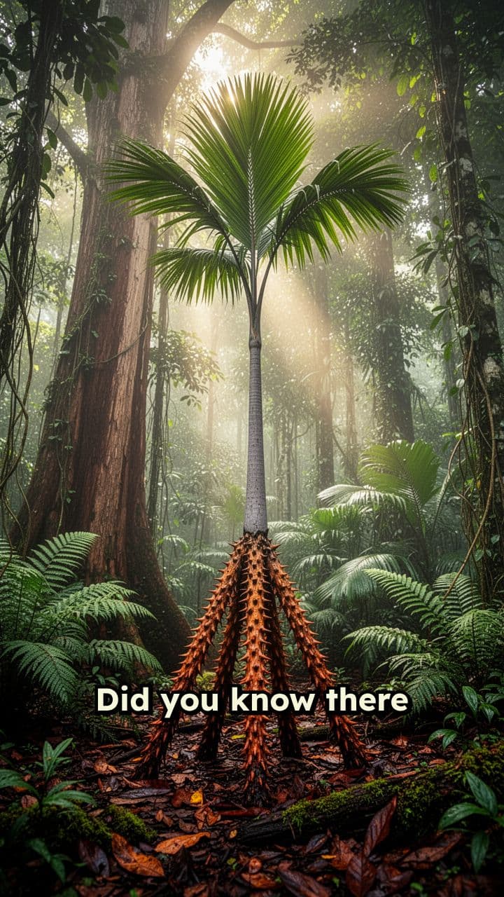 The Walking Palm Tree