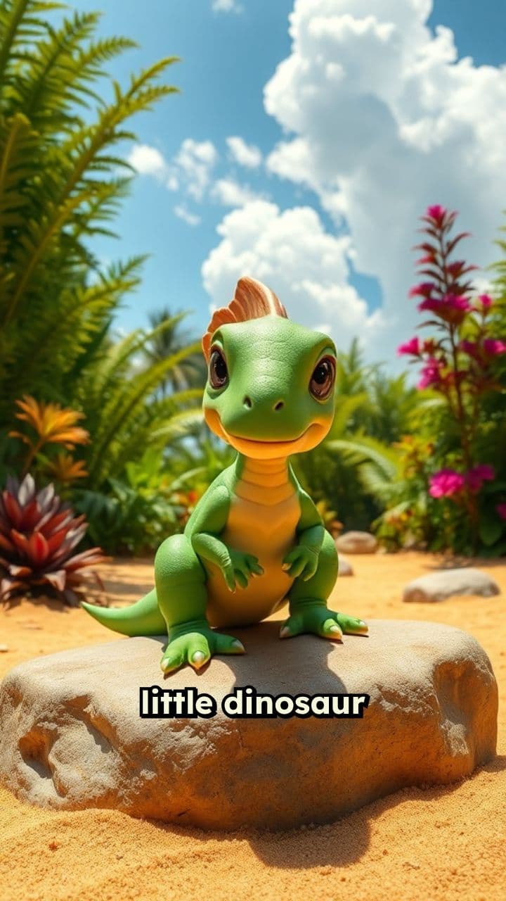 Dinosaur's Journey to Friendship