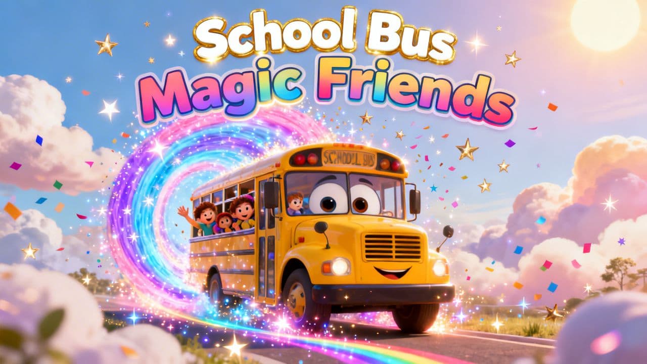 School Bus Magic Friends