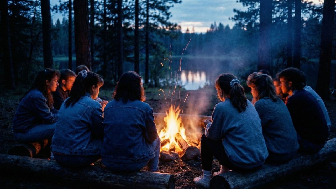 1987 Summer Retreat Campfire