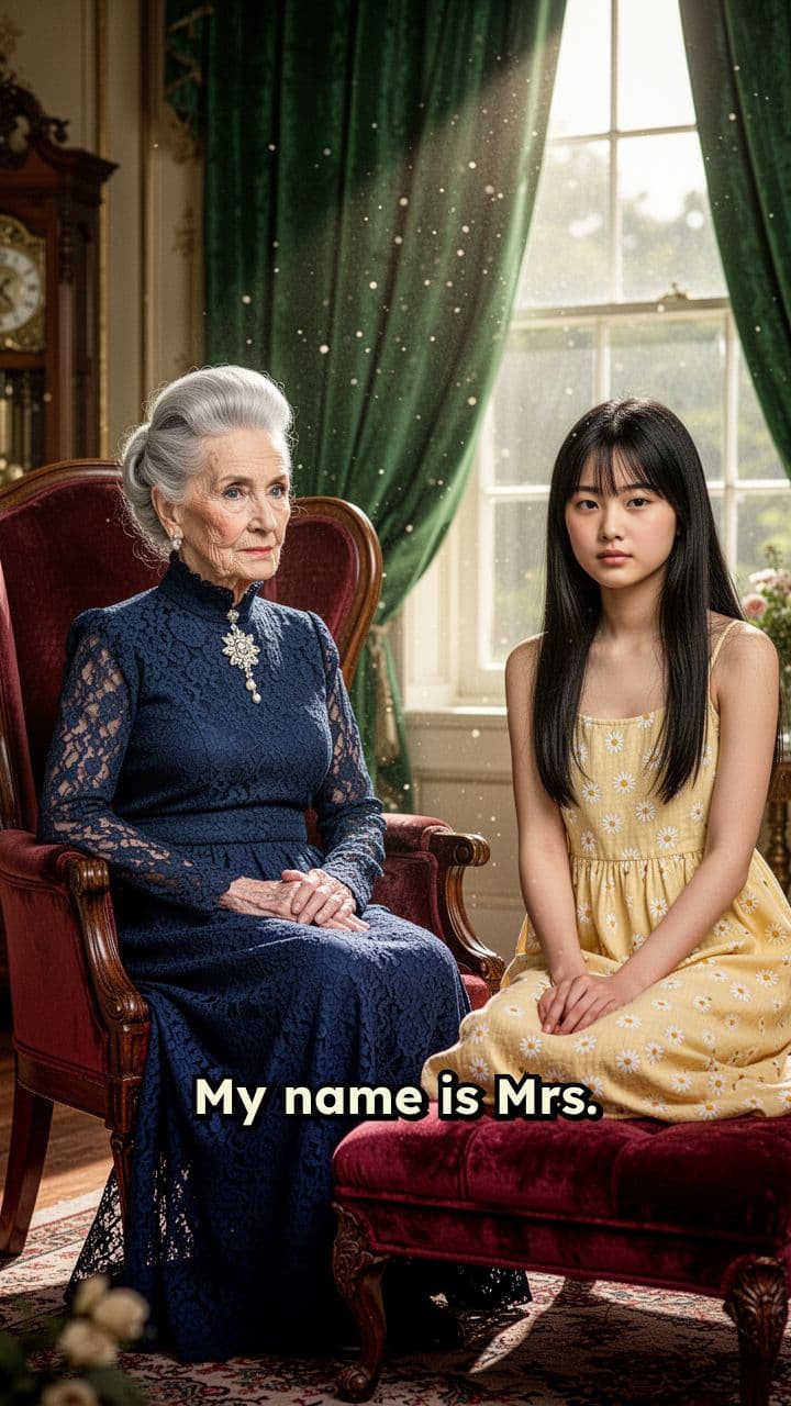 Encouraging a Young Lady to Stand Up