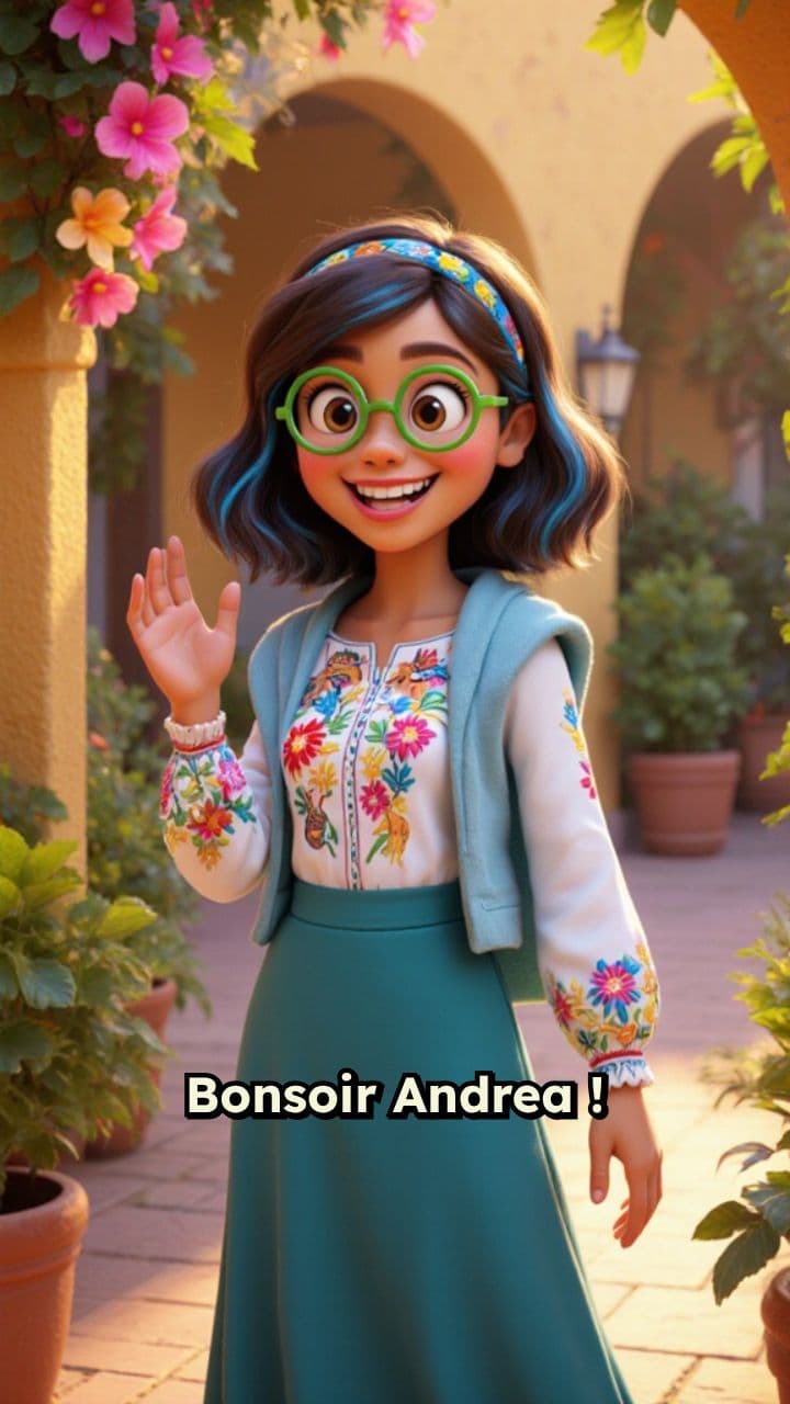 Message d'encouragement pour Andrea