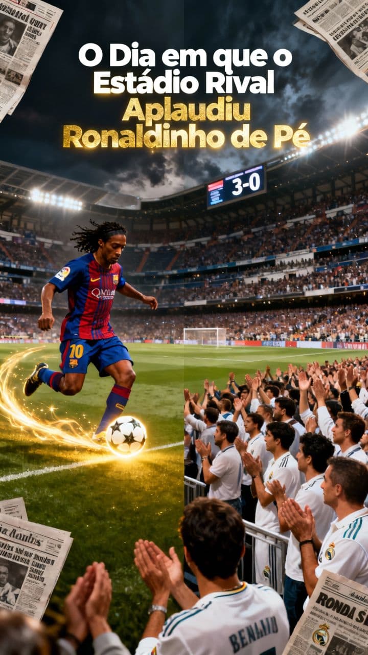 O Dia em que o Estádio Rival Aplaudiu Ronaldinho de Pé