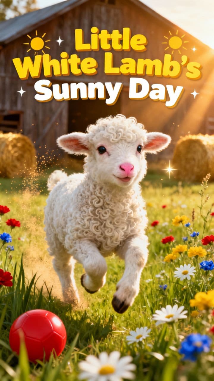 Little White Lamb's Sunny Day