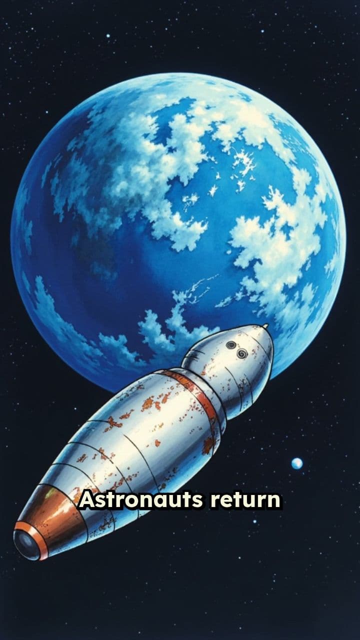 Fiery Reentry: Astronauts Return to Earth