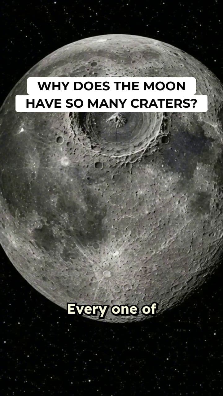 Why the Moon Has Craters