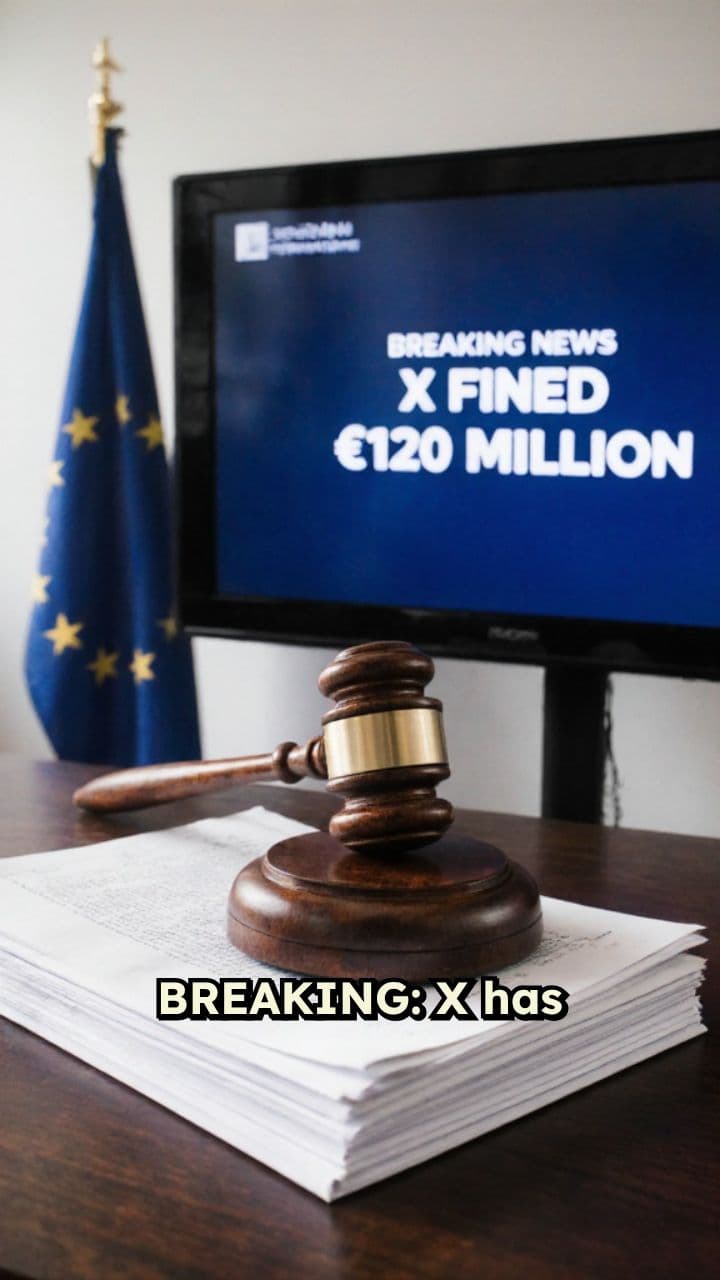 X Fined 120 Million Euros for Content Violations