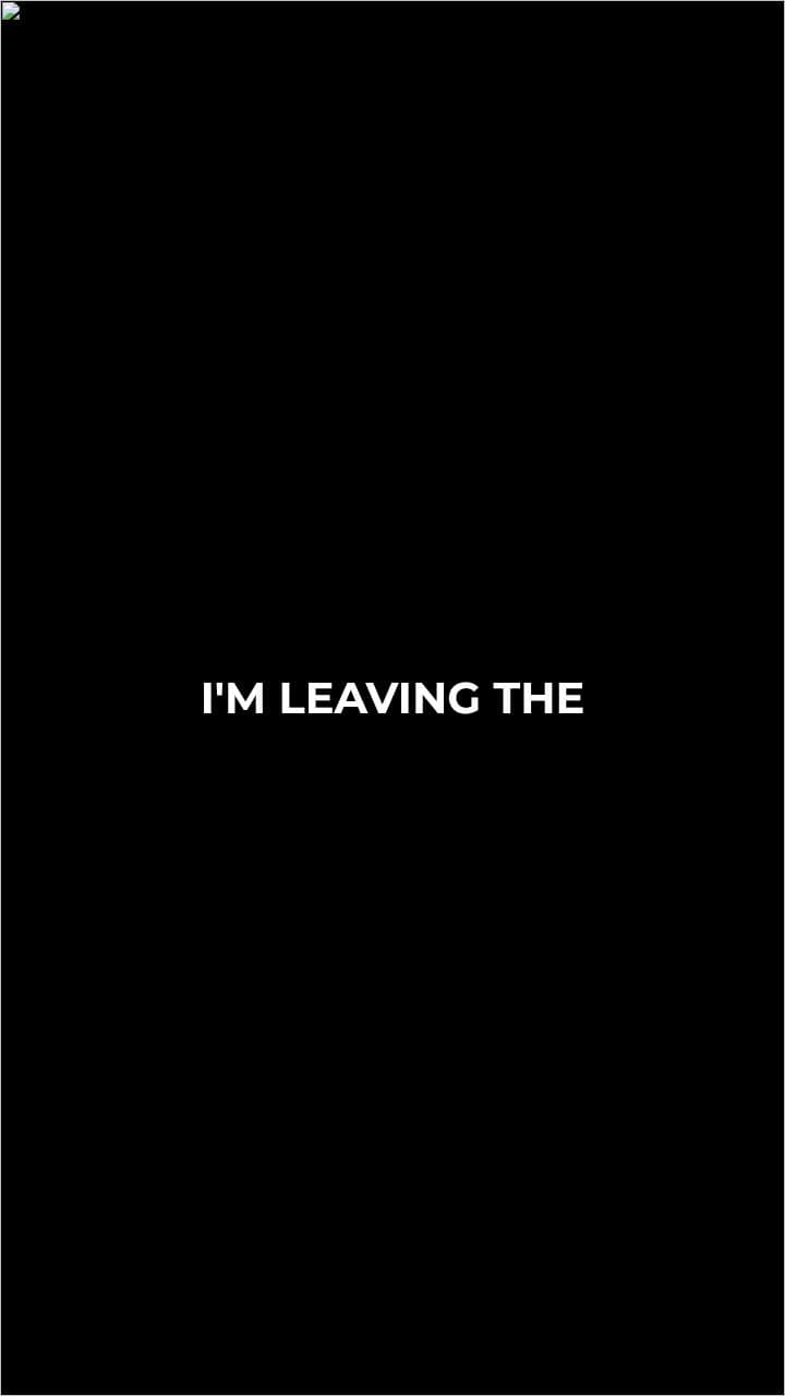 Leaving Due to Ongoing Accusations