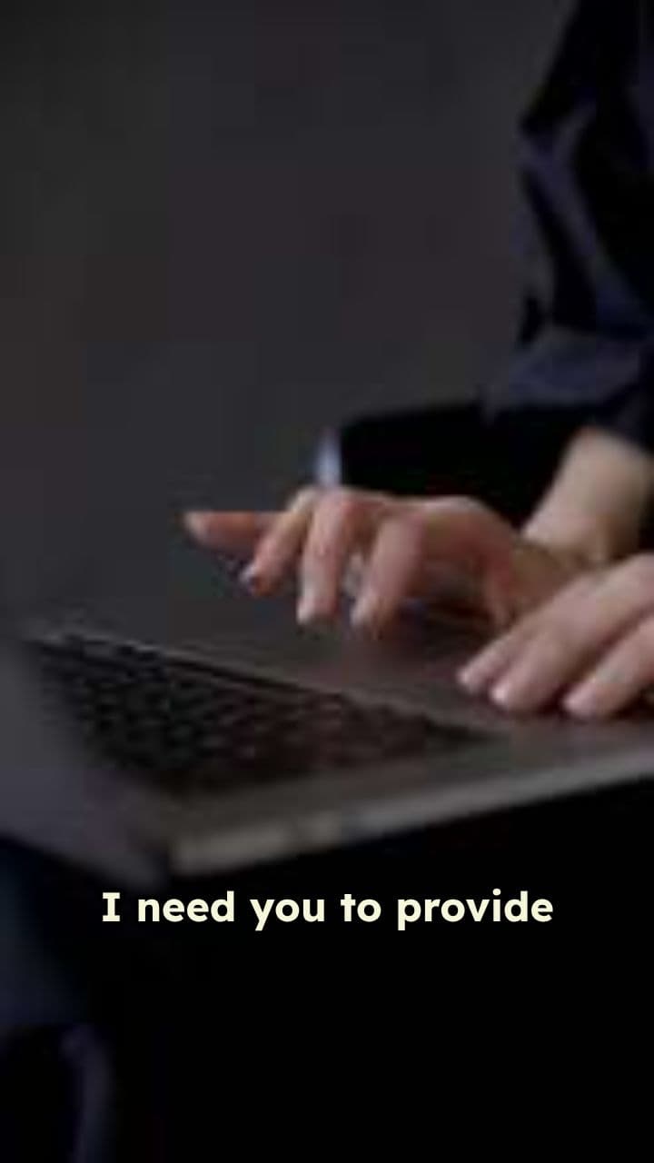 TikTok Video Script Request