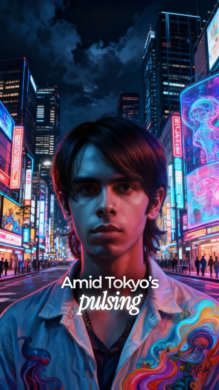 Neon Dreams in Tokyo's Night
