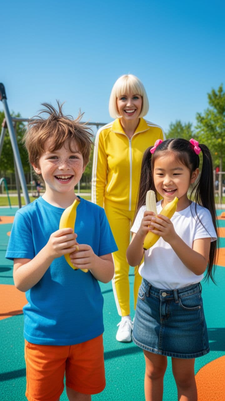 Essen Banana, Trinken Wasser