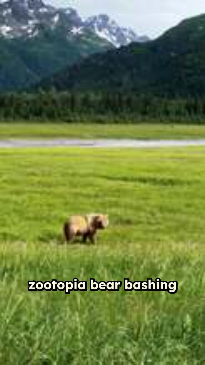 Zootopia Bear's Playful Dance