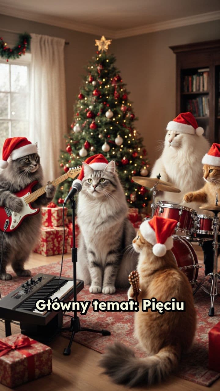 Świąteczny koncert kotów syberyjskich