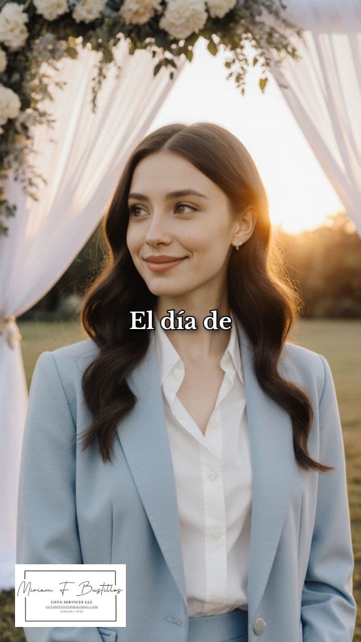 Ceremonias de Boda Únicas con Miriam