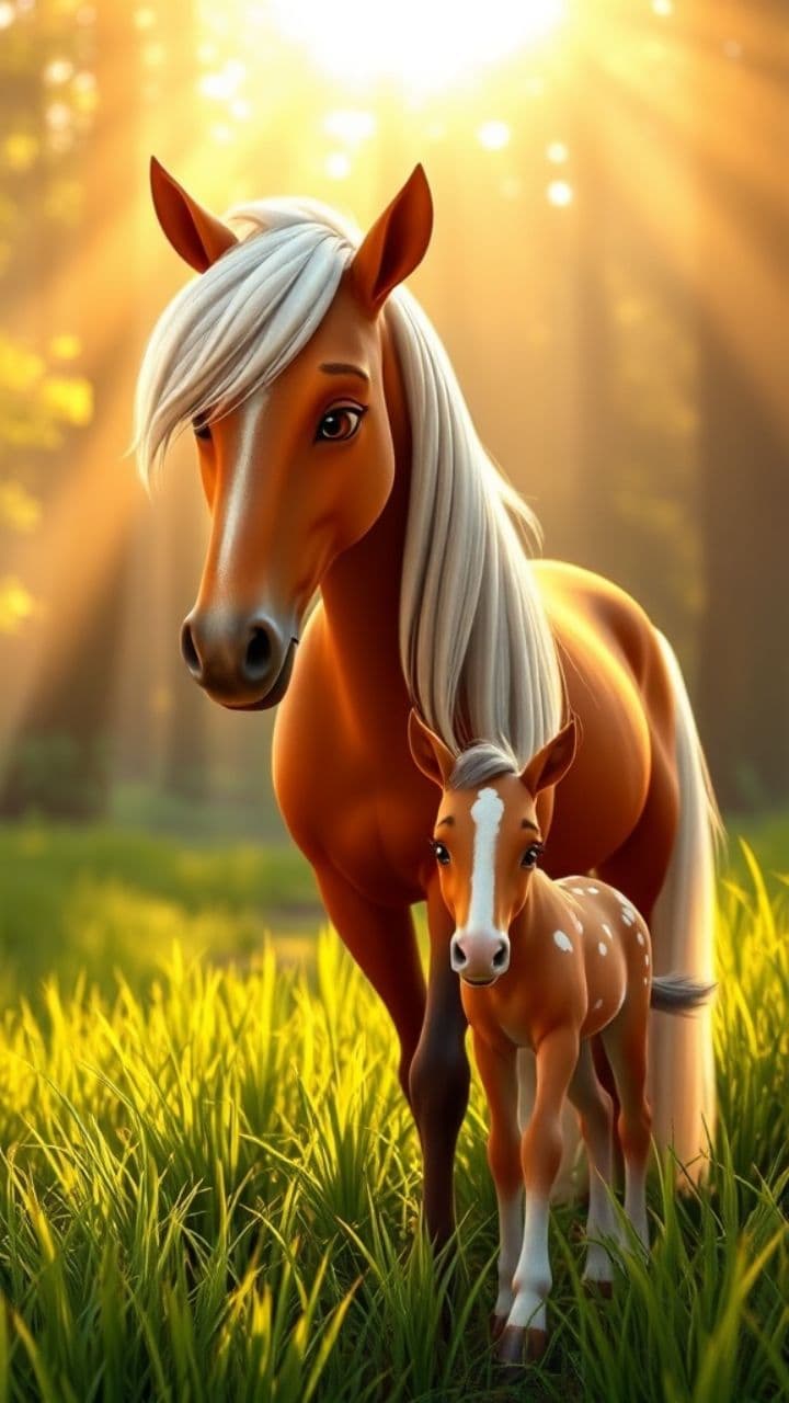 The Mother Horse and the Hero Elephant