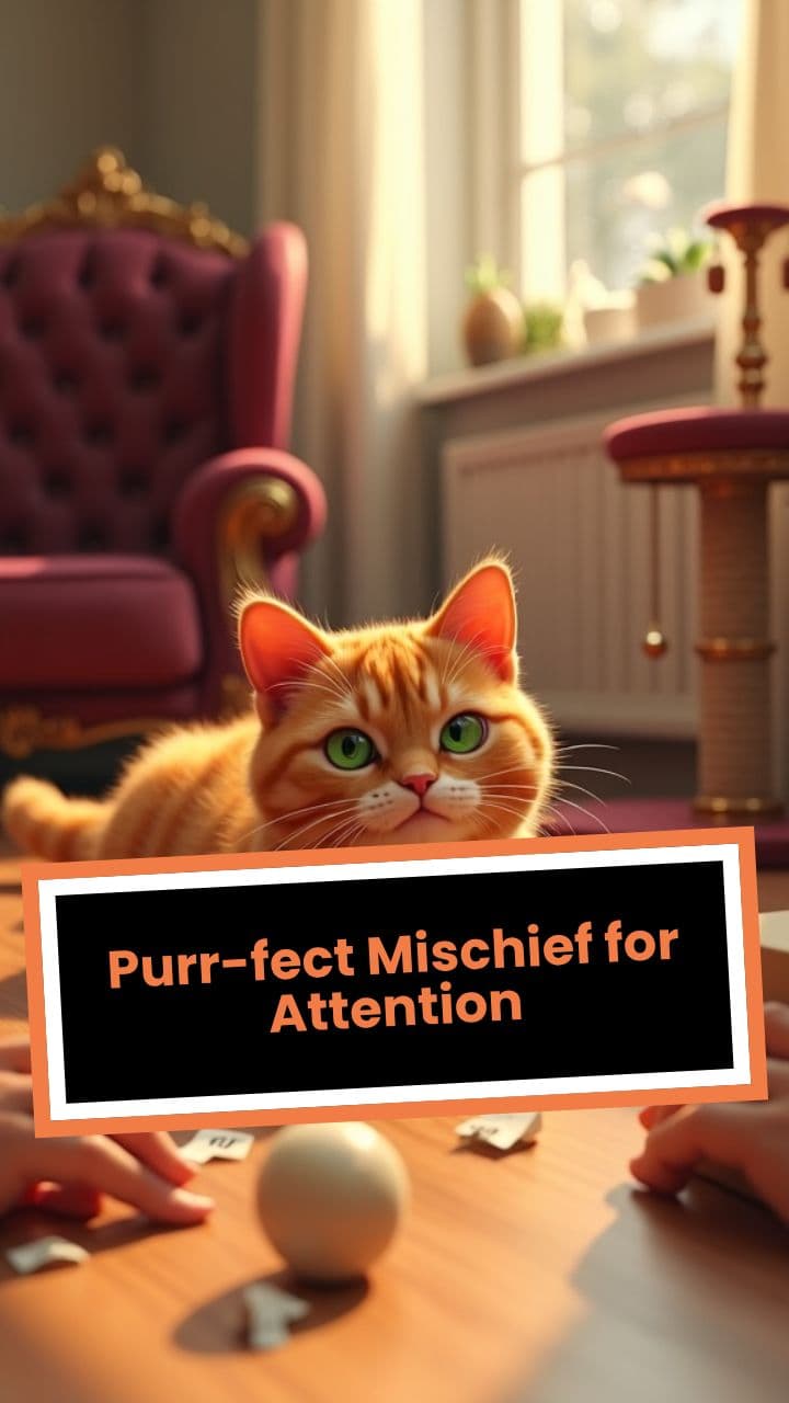 Purr-fect Mischief for Attention