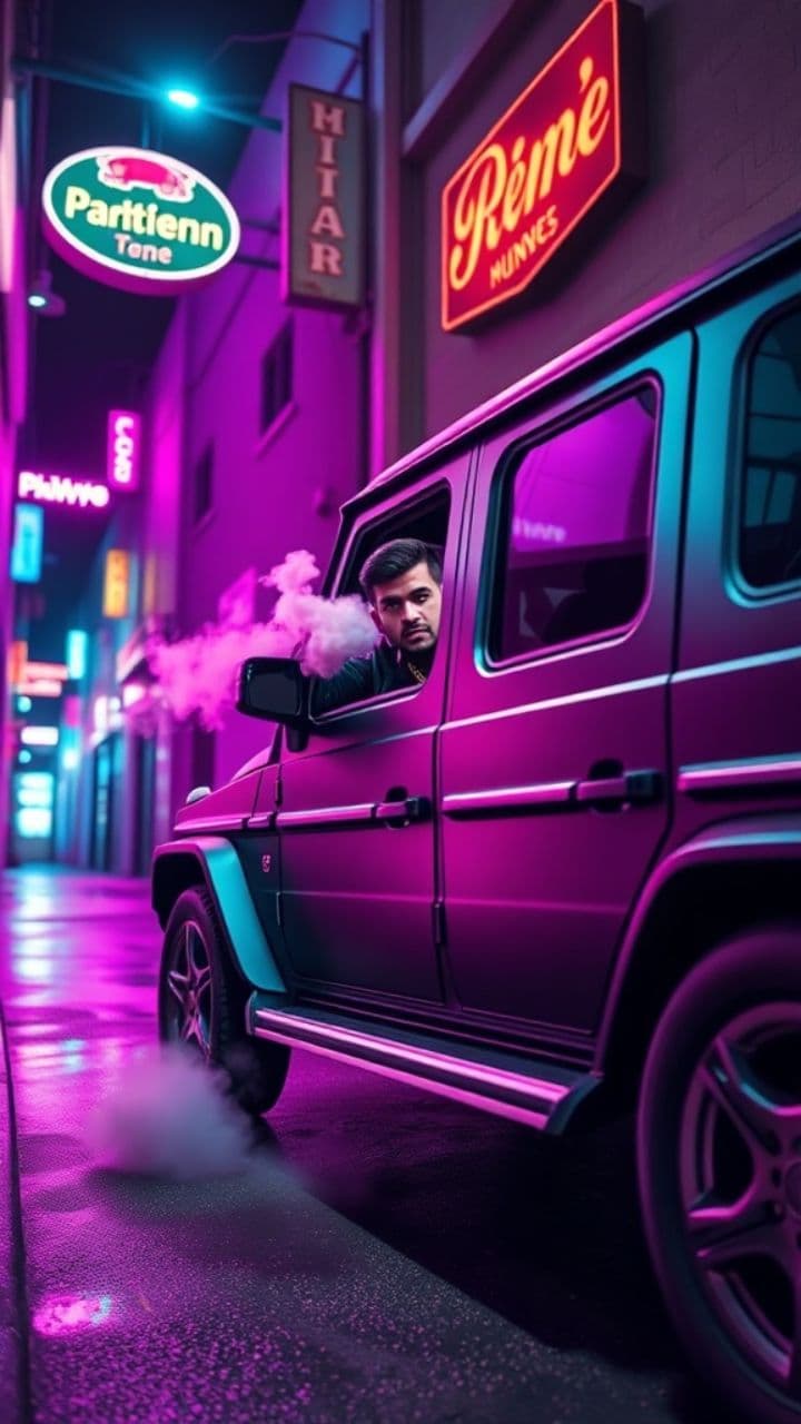 Bass knallt auf Asphalt