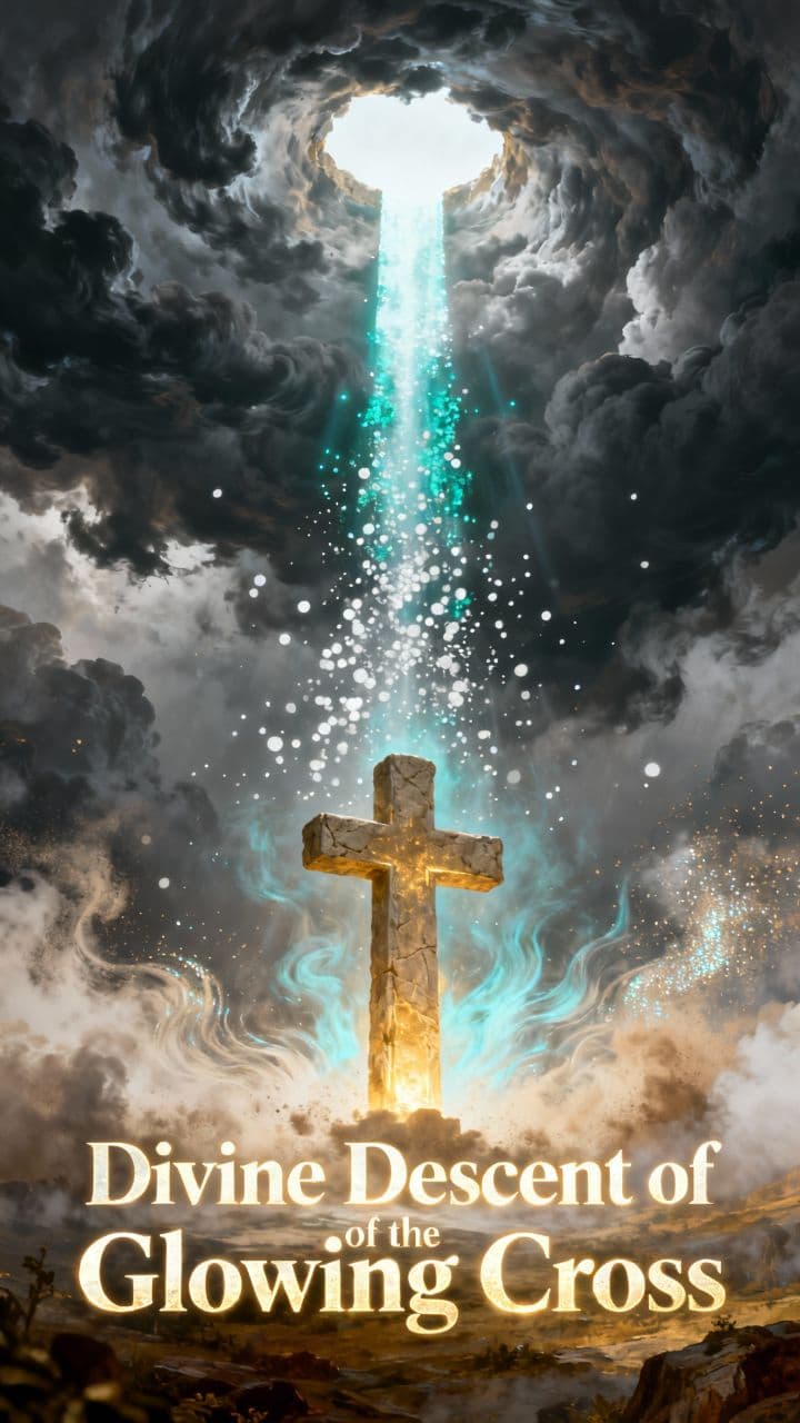 Divine Descent of the Glowing Cross