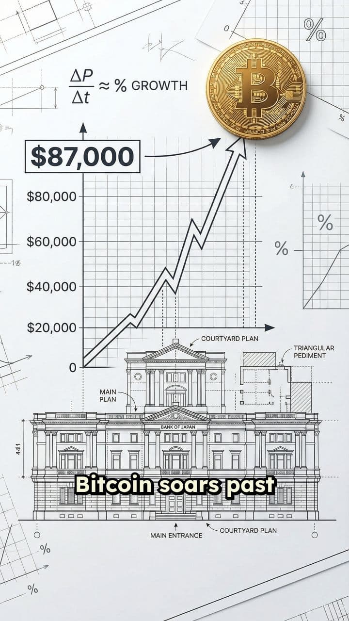 Bitcoin Surges as BOJ Hikes Rates