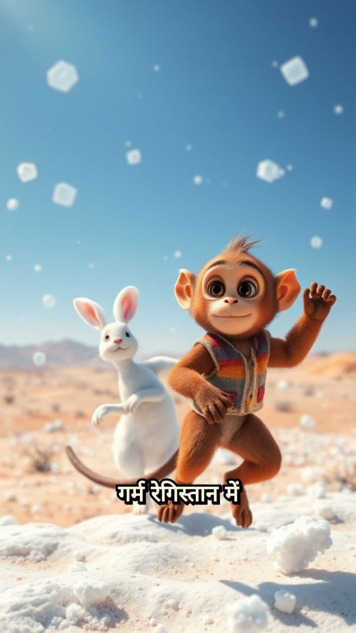 जादुई बर्फ़बारी का घर