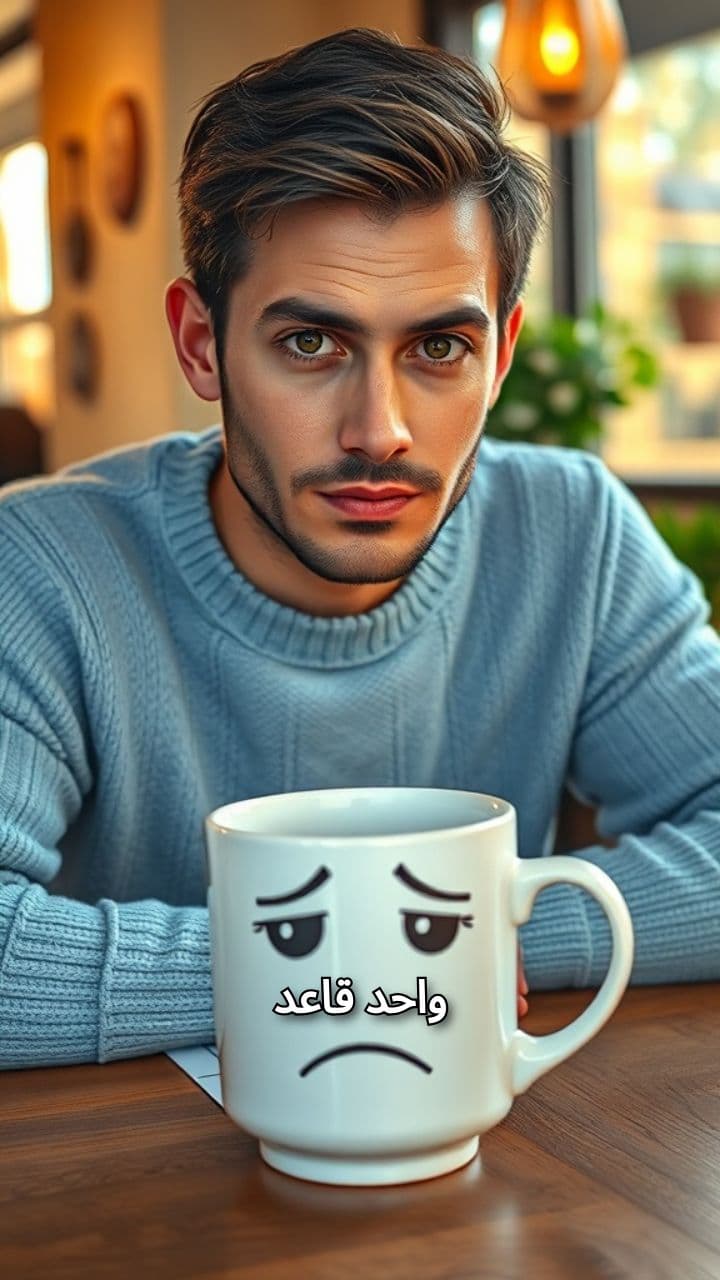 حديث طريف مع القهوة