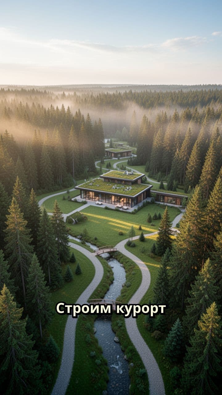 Курорт мечты полного цикла на 5 га