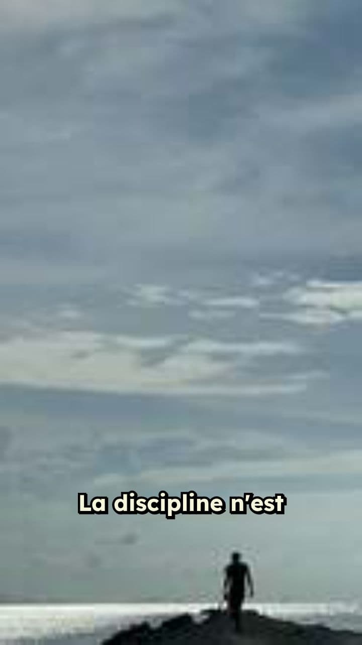 La discipline, ta plus grande liberté