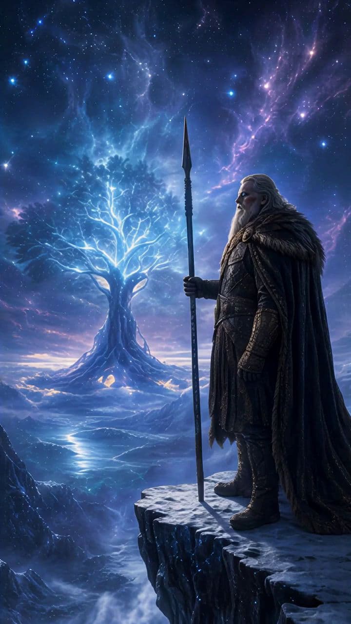 Odin, Allfather Alone