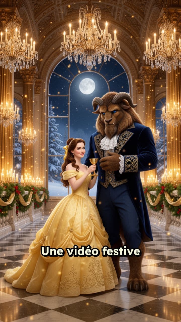 Bonne année 2026 avec La Belle et la Bête