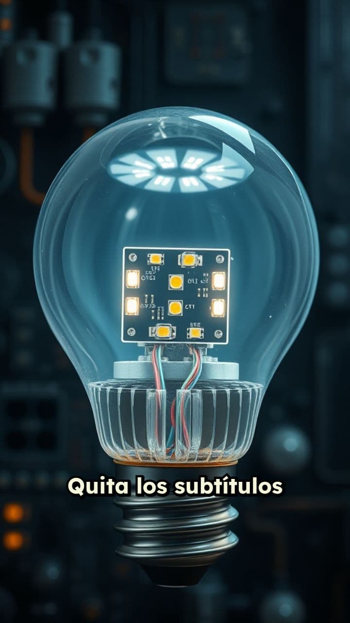 Funcionamiento de una bombilla LED