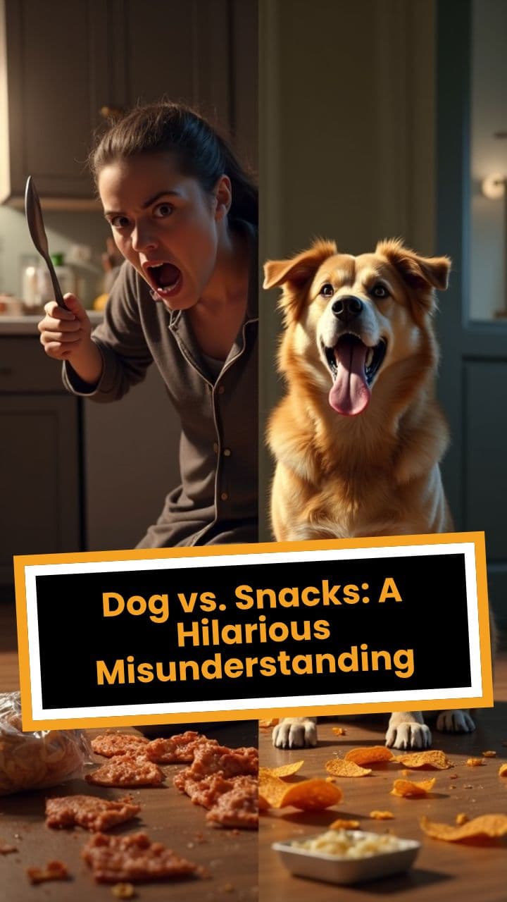 Dog vs. Snacks: A Hilarious Misunderstanding