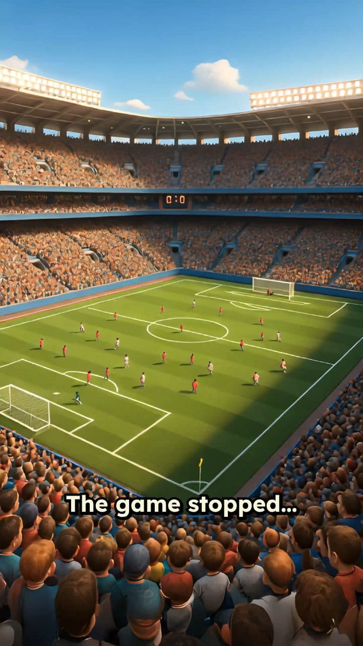 Dog Steals Show in Soccer Match