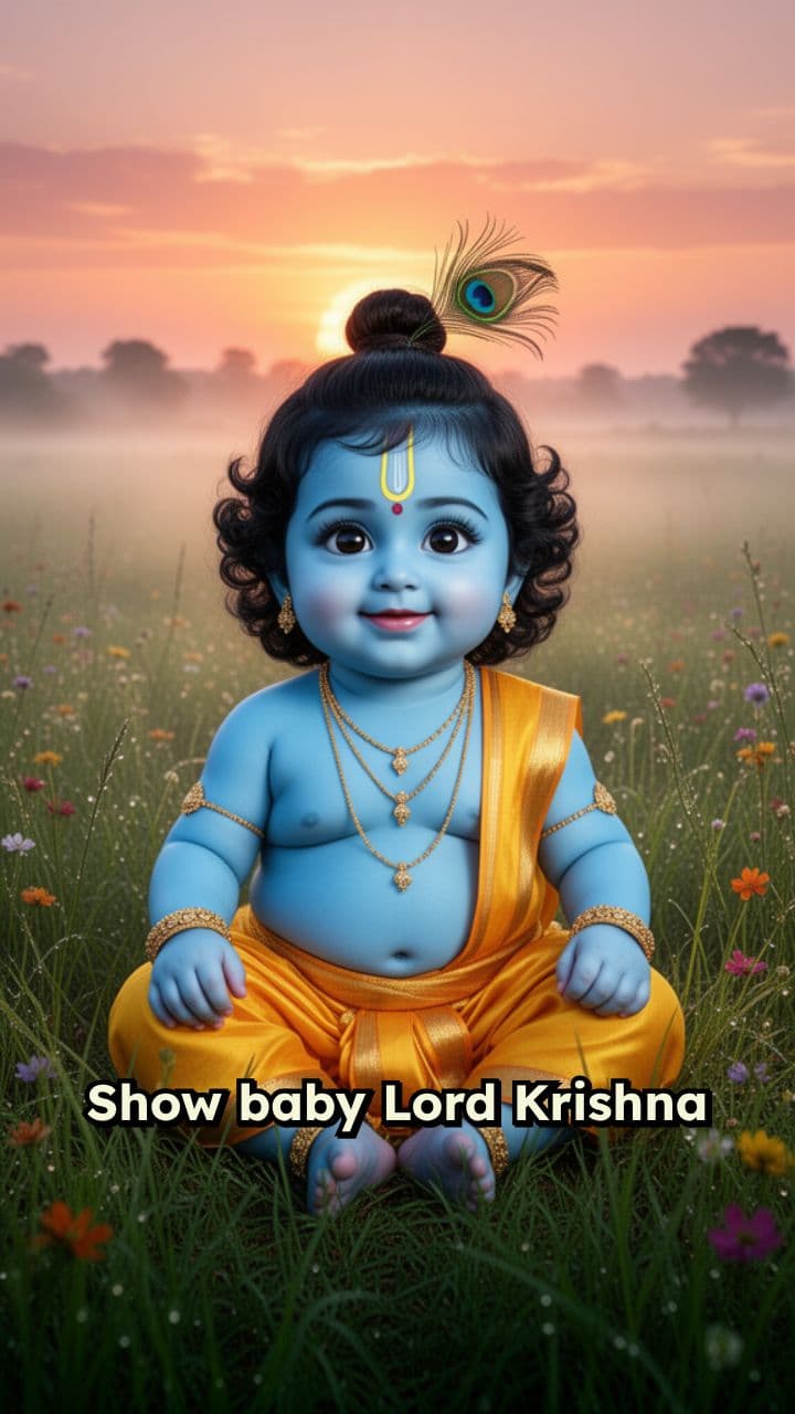 Good Morning with Baby Krishna