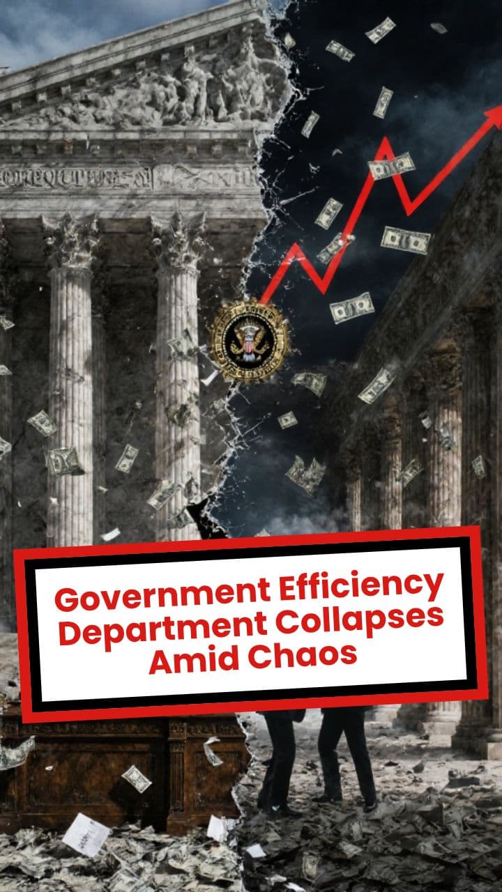 Government Efficiency Department Collapses Amid Chaos