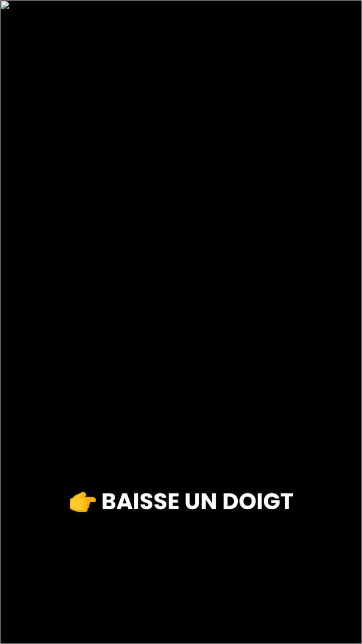 Baisse un doigt si t’es honnête