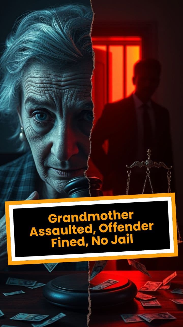 Grandmother Assaulted, Offender Fined, No Jail