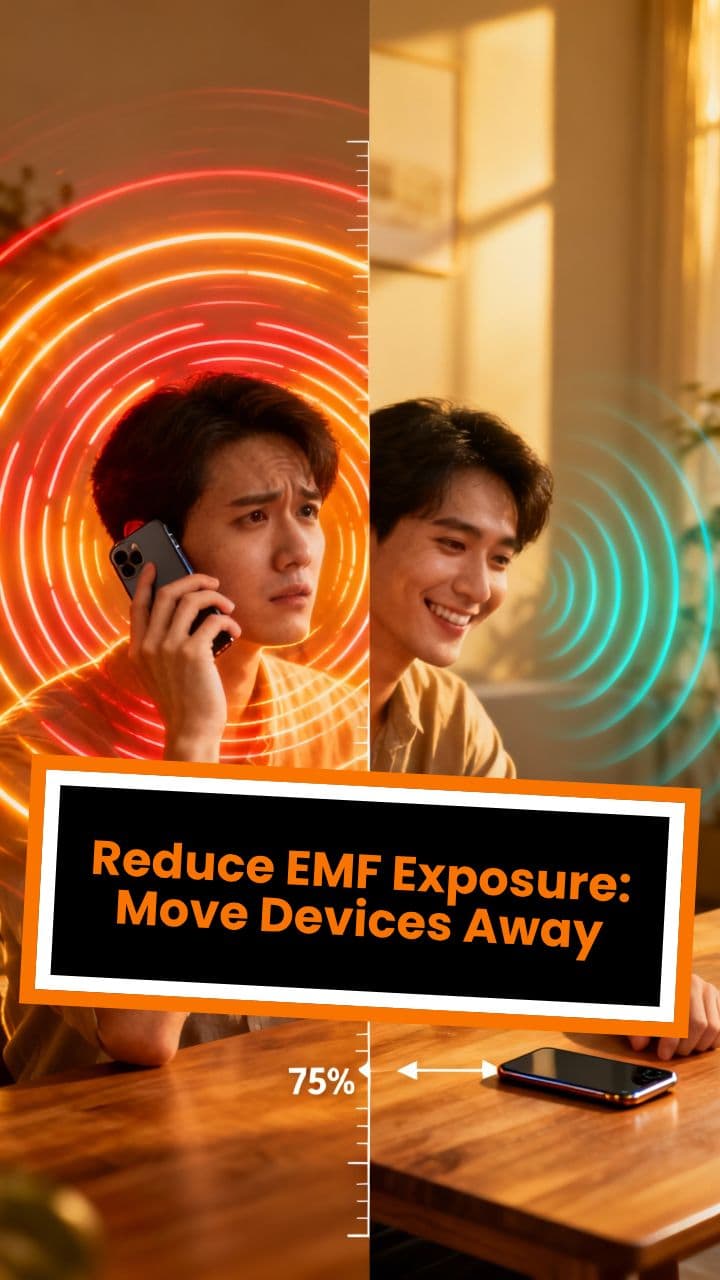Reduce EMF Exposure: Move Devices Away